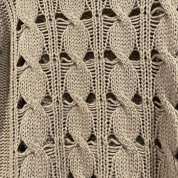 One A Light Brown Knit Long Sleeve Sweater - Size XS - Picture 6 of 6